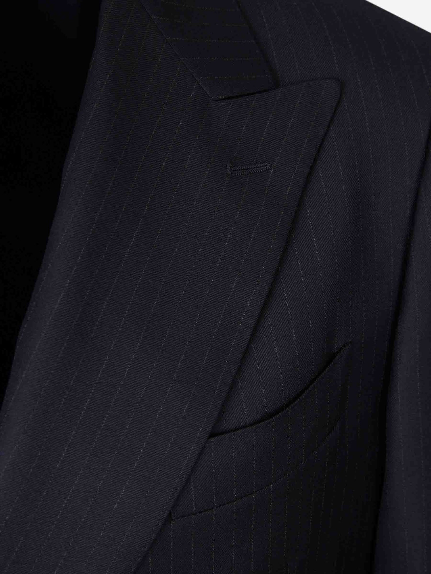 Outlet online Canali Hombre Traje Cruzado Lana color Azul Noche sku 312-002880 01 - Foto 3