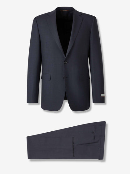 Outlet online Canali Hombre Traje Recto Lana color Azul Noche sku 312-002881 01 - Foto 1