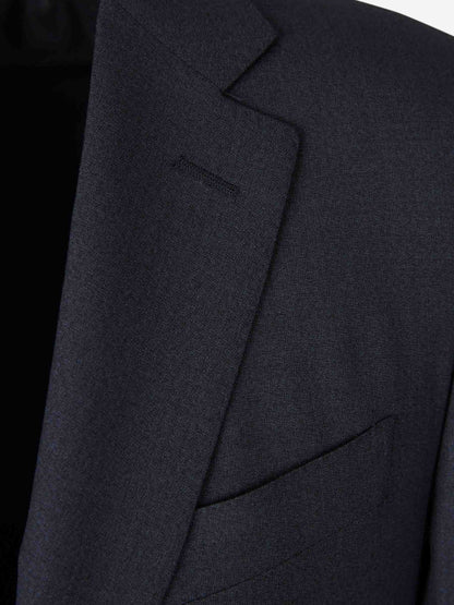 Outlet online Canali Hombre Traje Recto Lana color Azul Noche sku 312-002881 01 - Foto 3