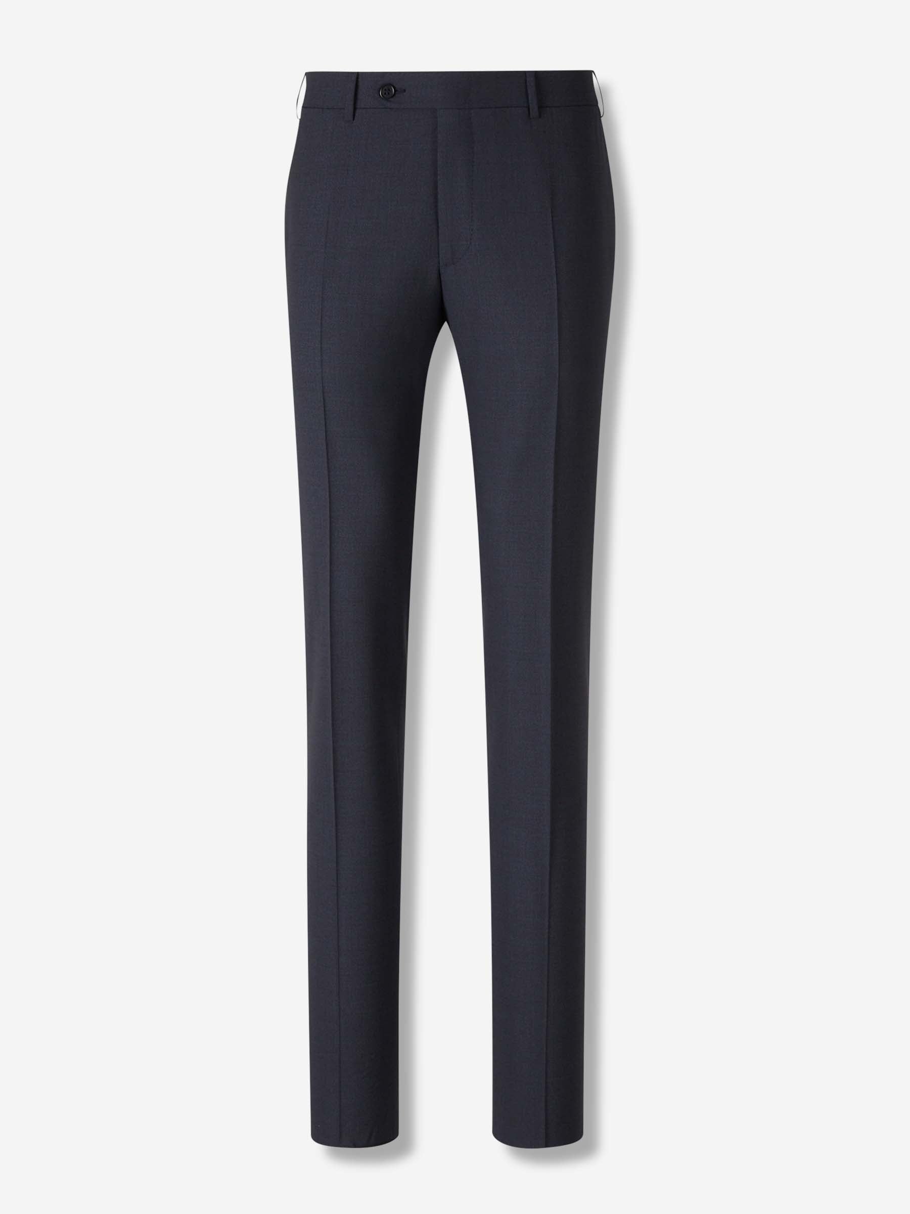 Outlet online Canali Hombre Traje Recto Lana color Azul Noche sku 312-002881 01 - Foto 4