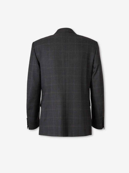 Outlet online Canali Hombre Traje Recto Cuadros color Gris Antracita sku 312-002882 01 - Foto 2