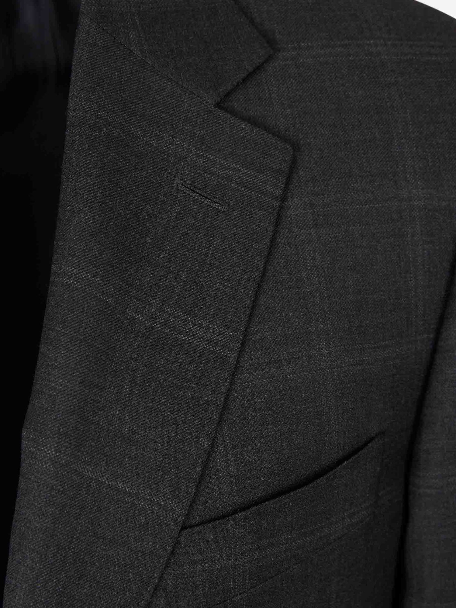 Outlet online Canali Hombre Traje Recto Cuadros color Gris Antracita sku 312-002882 01 - Foto 3