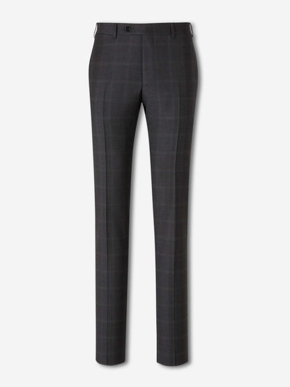 Outlet online Canali Hombre Traje Recto Cuadros color Gris Antracita sku 312-002882 01 - Foto 5