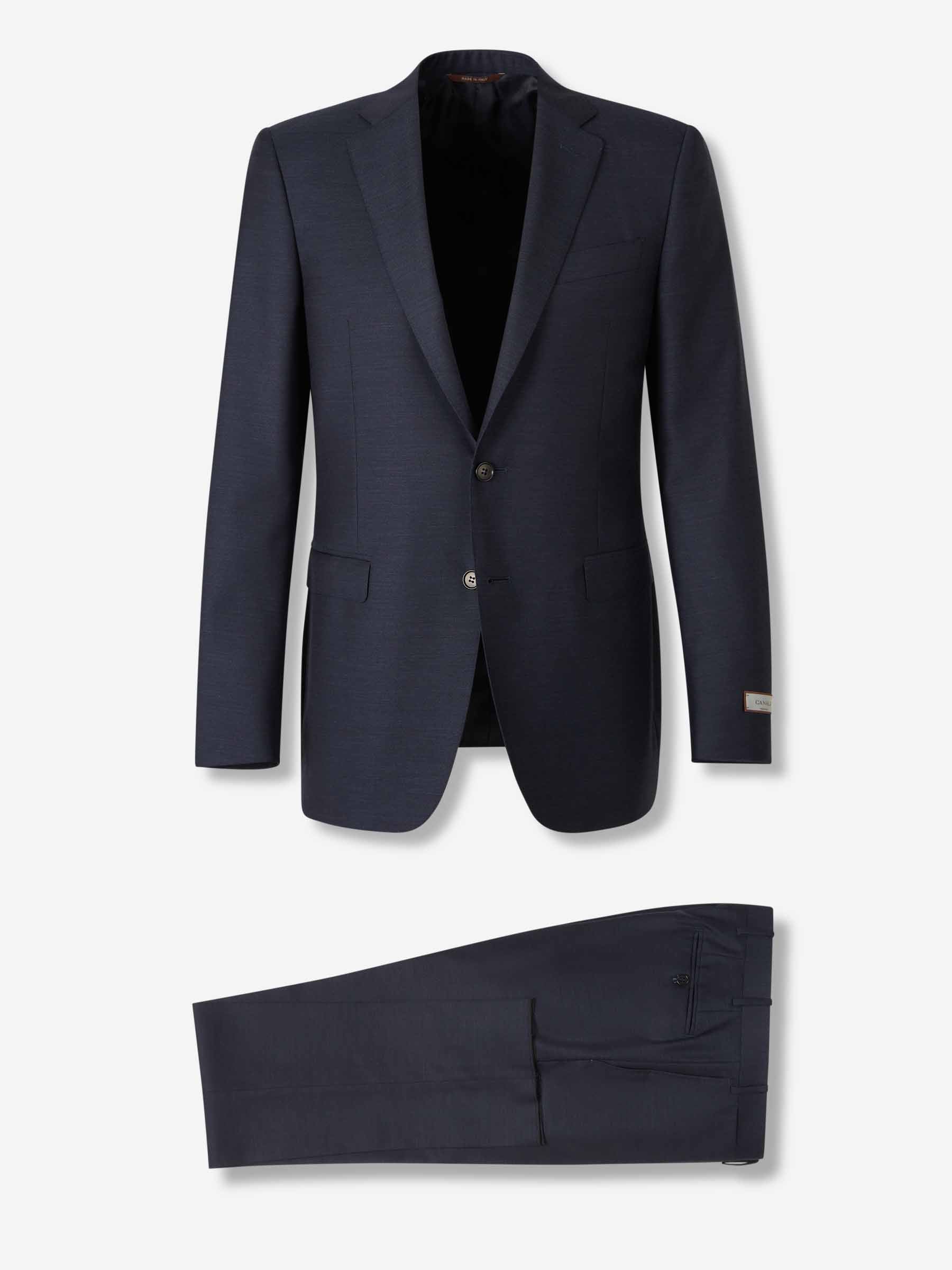 Outlet online Canali Hombre Traje Recto Lana color Azul Noche sku 312-002903 01 - Foto 1