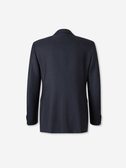 Outlet online Canali Hombre Traje Recto Lana color Azul Noche sku 312-002903 01 - Foto 2