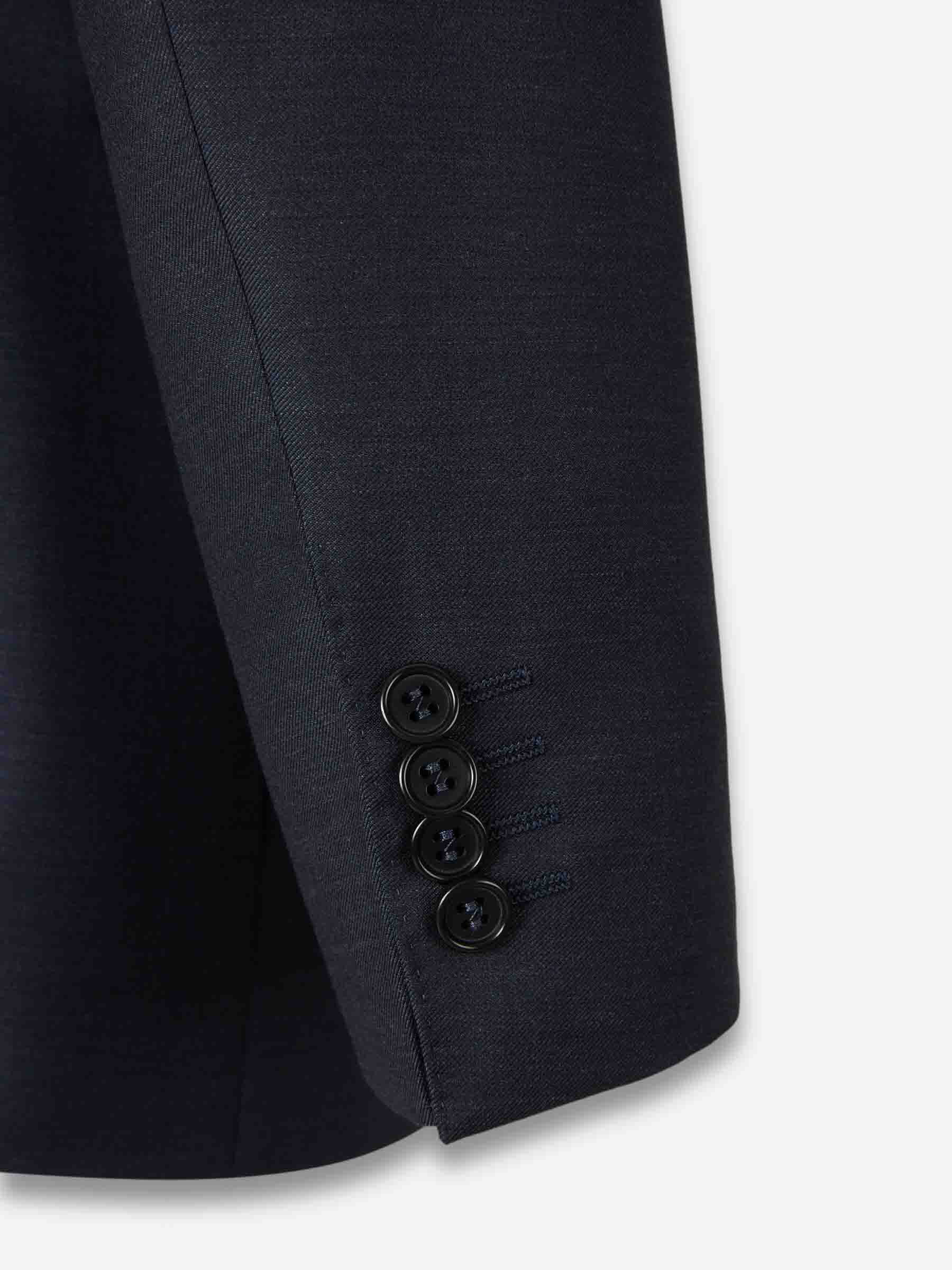 Outlet online Canali Hombre Traje Recto Lana color Azul Noche sku 312-002903 01 - Foto 4