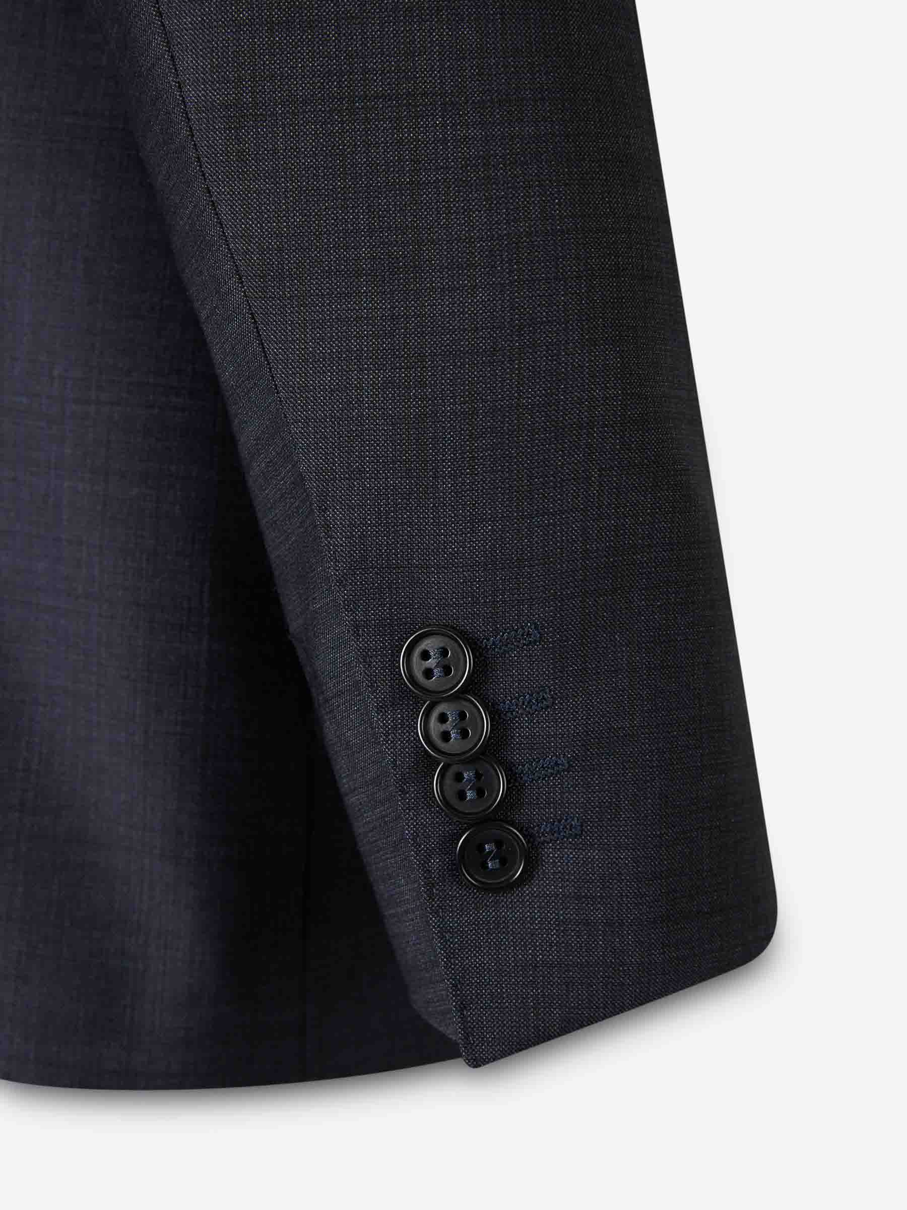 Outlet online Canali Hombre Traje Recto Lana color Azul Noche sku 312-002910 01 - Foto 4