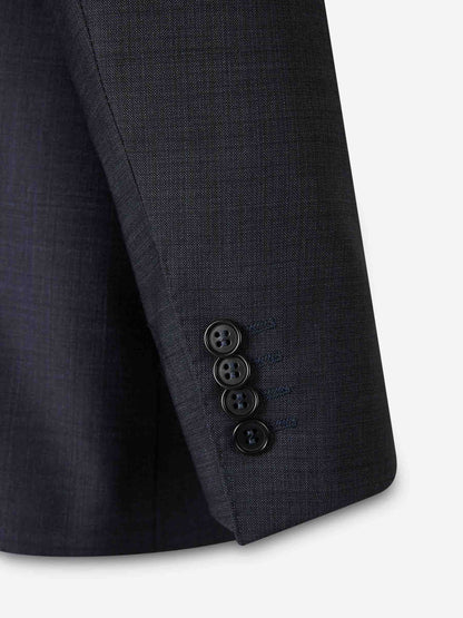Outlet online Canali Hombre Traje Recto Lana color Azul Noche sku 312-002910 01 - Foto 4
