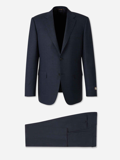 Canali Hombre Barcelona Traje Recto Lana color Azul Noche sku 312-002912 01 - Foto 1