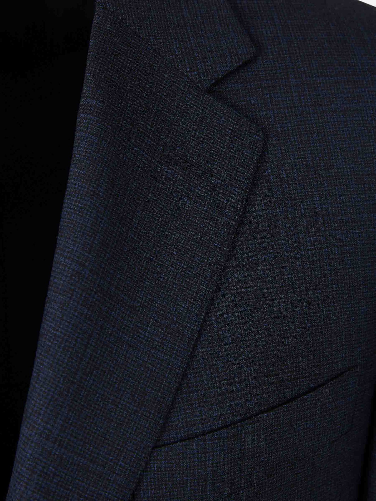 Canali Hombre Barcelona Traje Recto Lana color Azul Noche sku 312-002912 01 - Foto 3