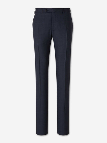 Canali Hombre Barcelona Traje Recto Lana color Azul Noche sku 312-002912 01 - Foto 5