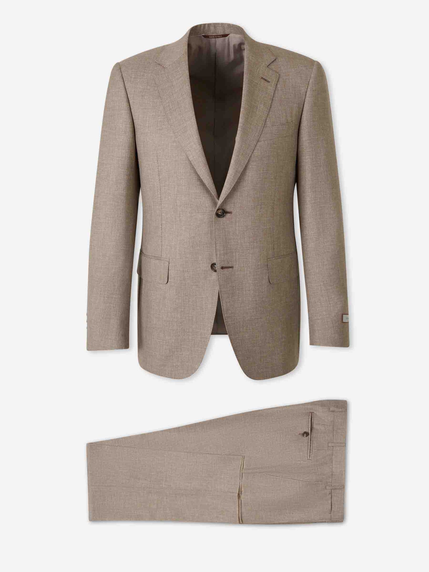 Canali Hombre Barcelona Traje Recto Lana color Camel sku 312-002916 01 - Foto 1