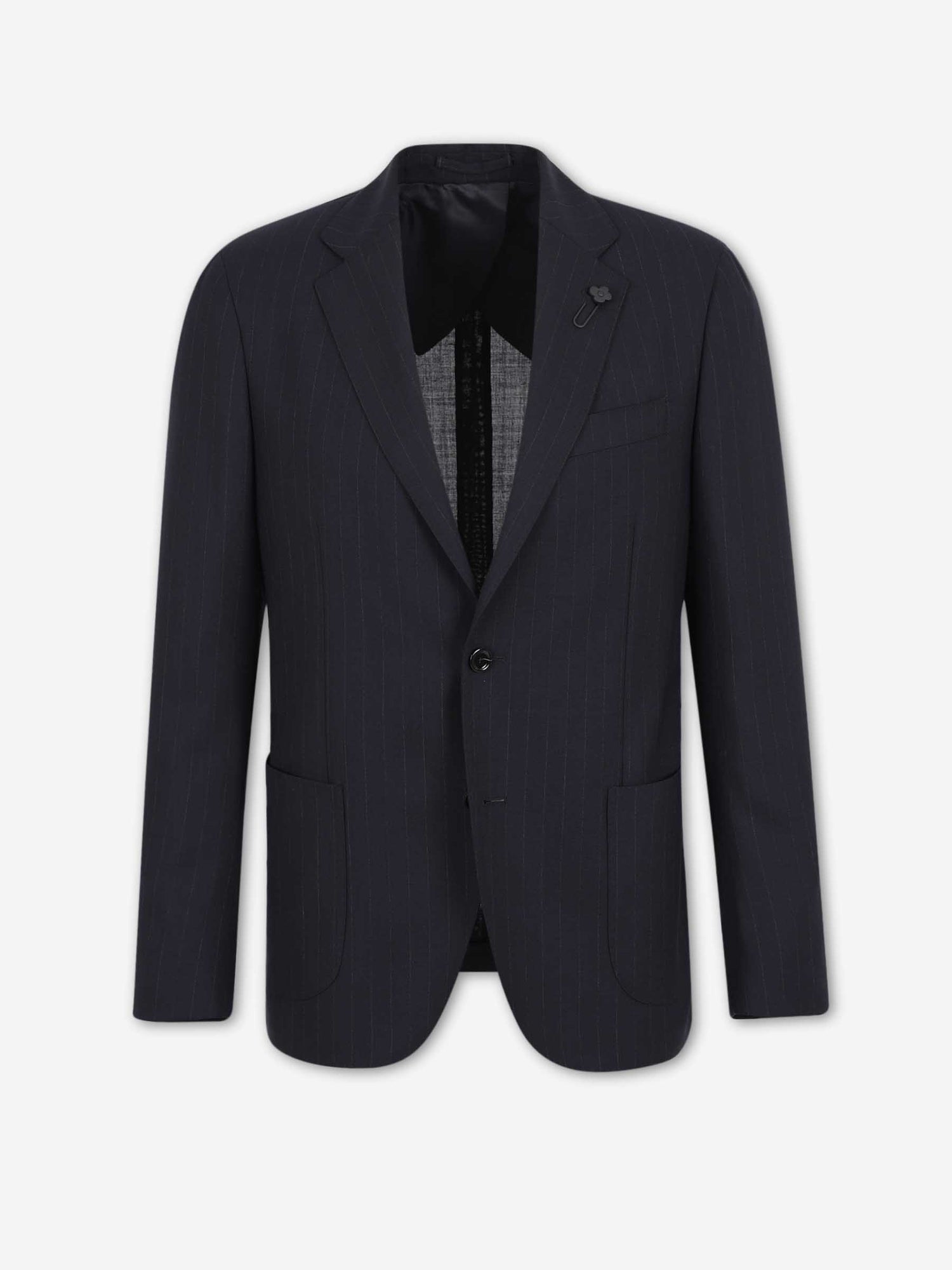 Lardini Hombre Barcelona Traje Recto Lana color Azul Noche sku 312-002918 01 - Foto 1