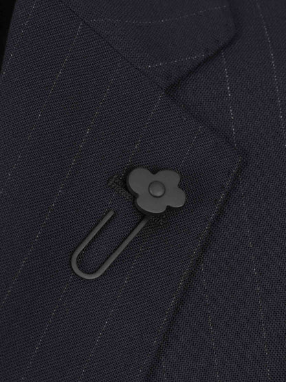 Lardini Hombre Barcelona Traje Recto Lana color Azul Noche sku 312-002918 01 - Foto 4