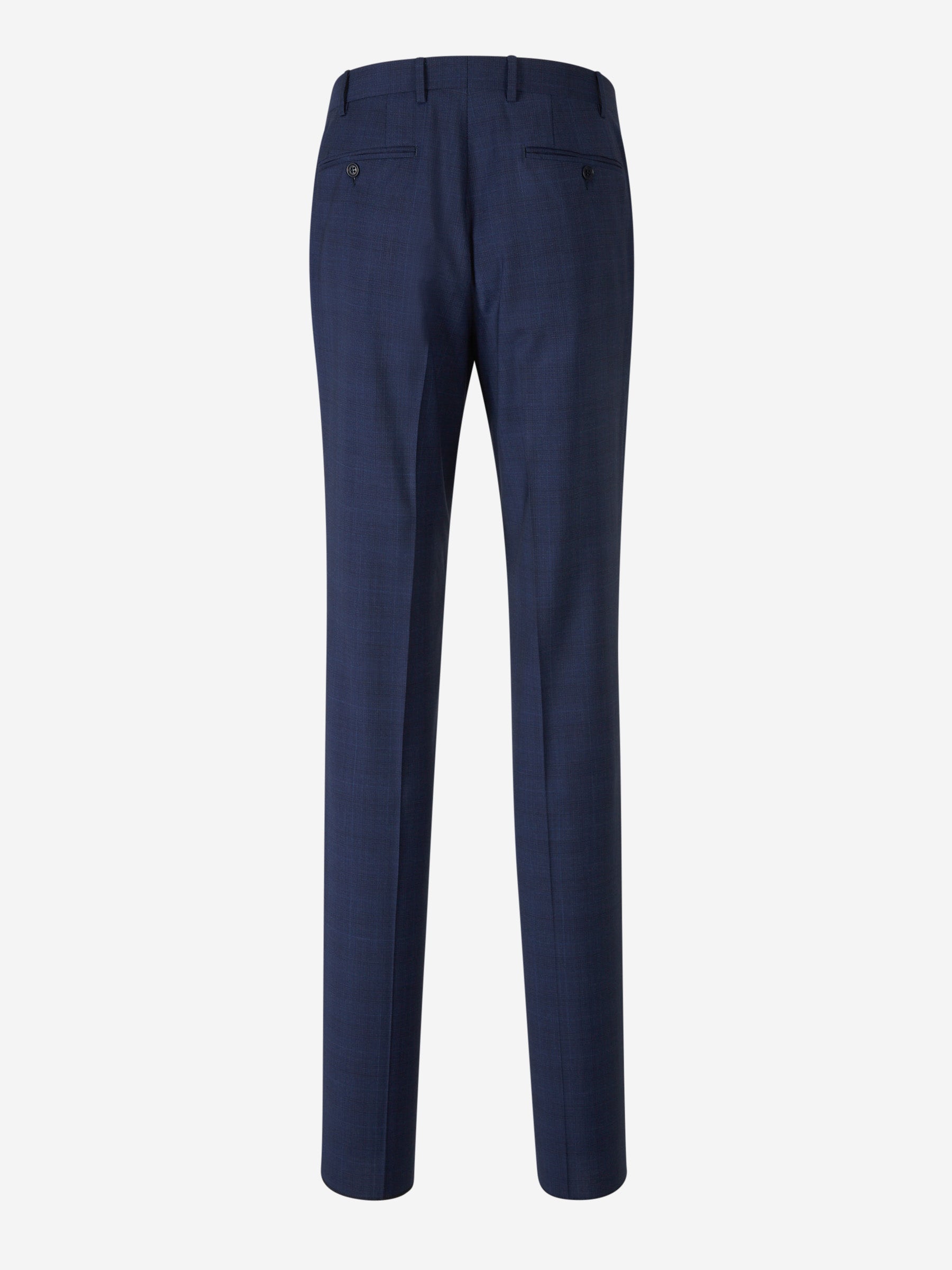 Outlet online Canali Hombre Traje Motivo Cuadros Lana color Azul Marino sku 312-002805 01 - Foto 7