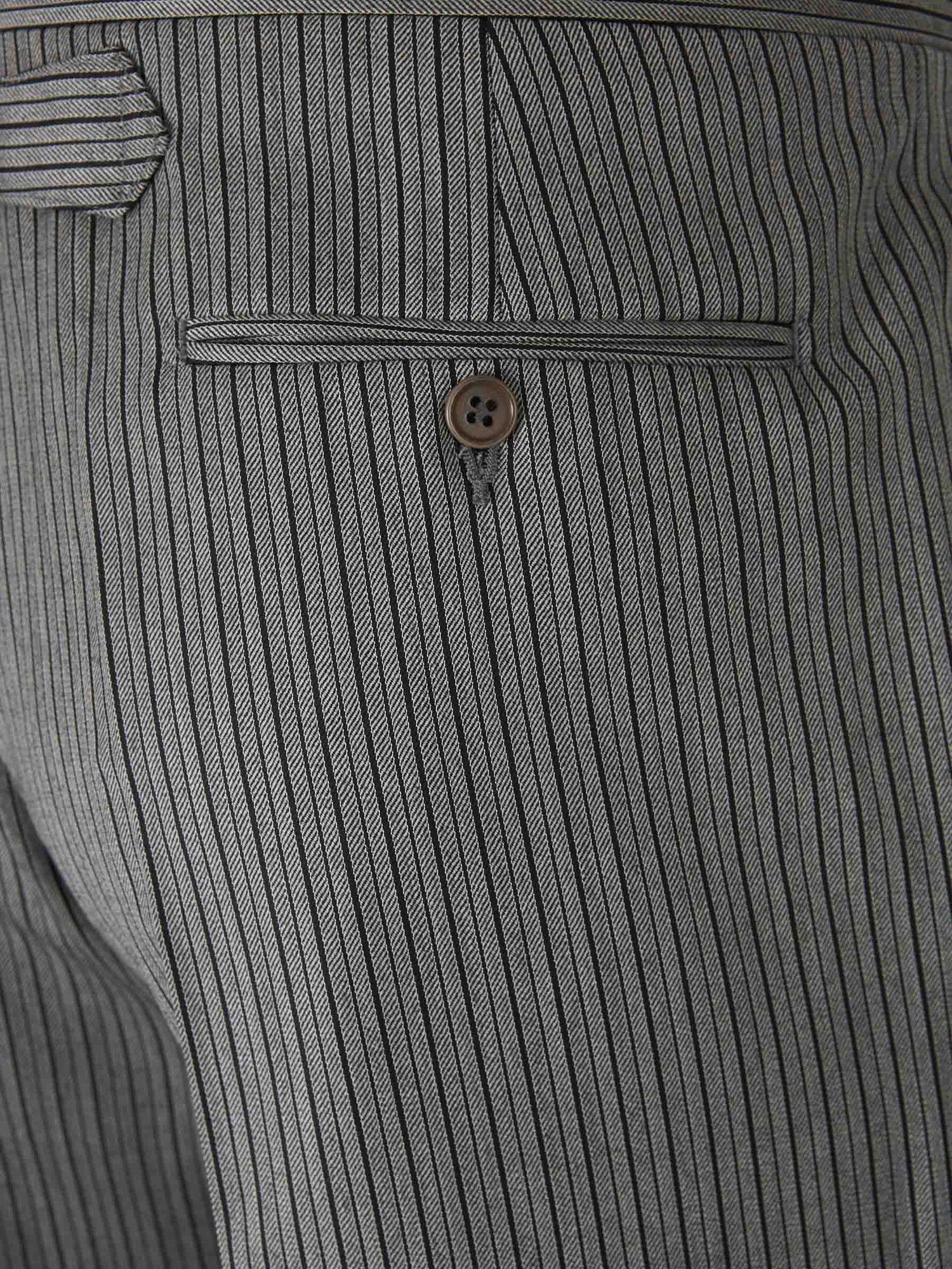Outlet online Santa Eulalia Hombre Pantalones Rayas Lana color Gris Piedra sku 321-000005 01 - Foto 4