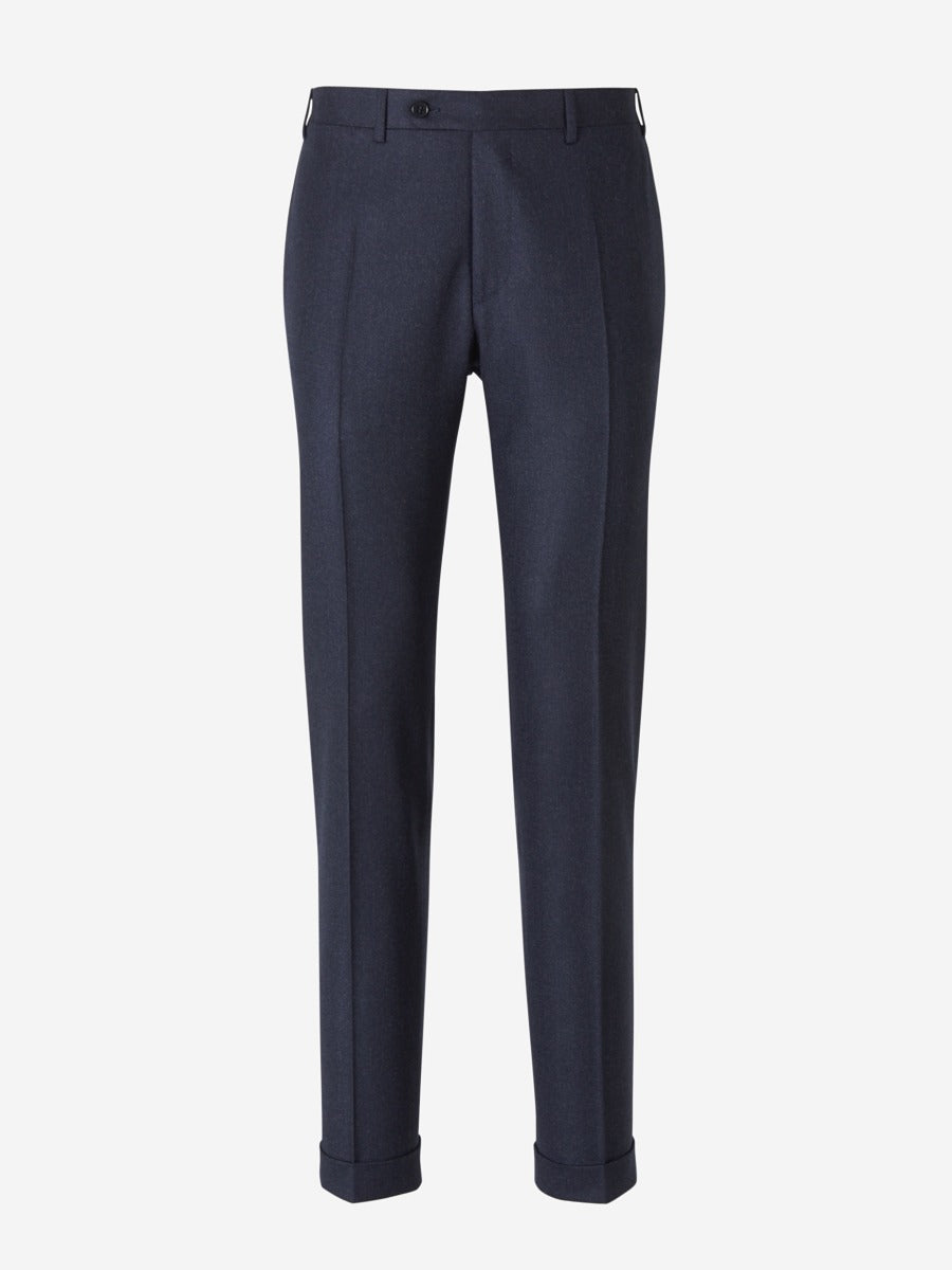 Outlet online Canali Hombre Pantalones Formales Lana color Azul Marino sku 321-000332 02 - Foto 1