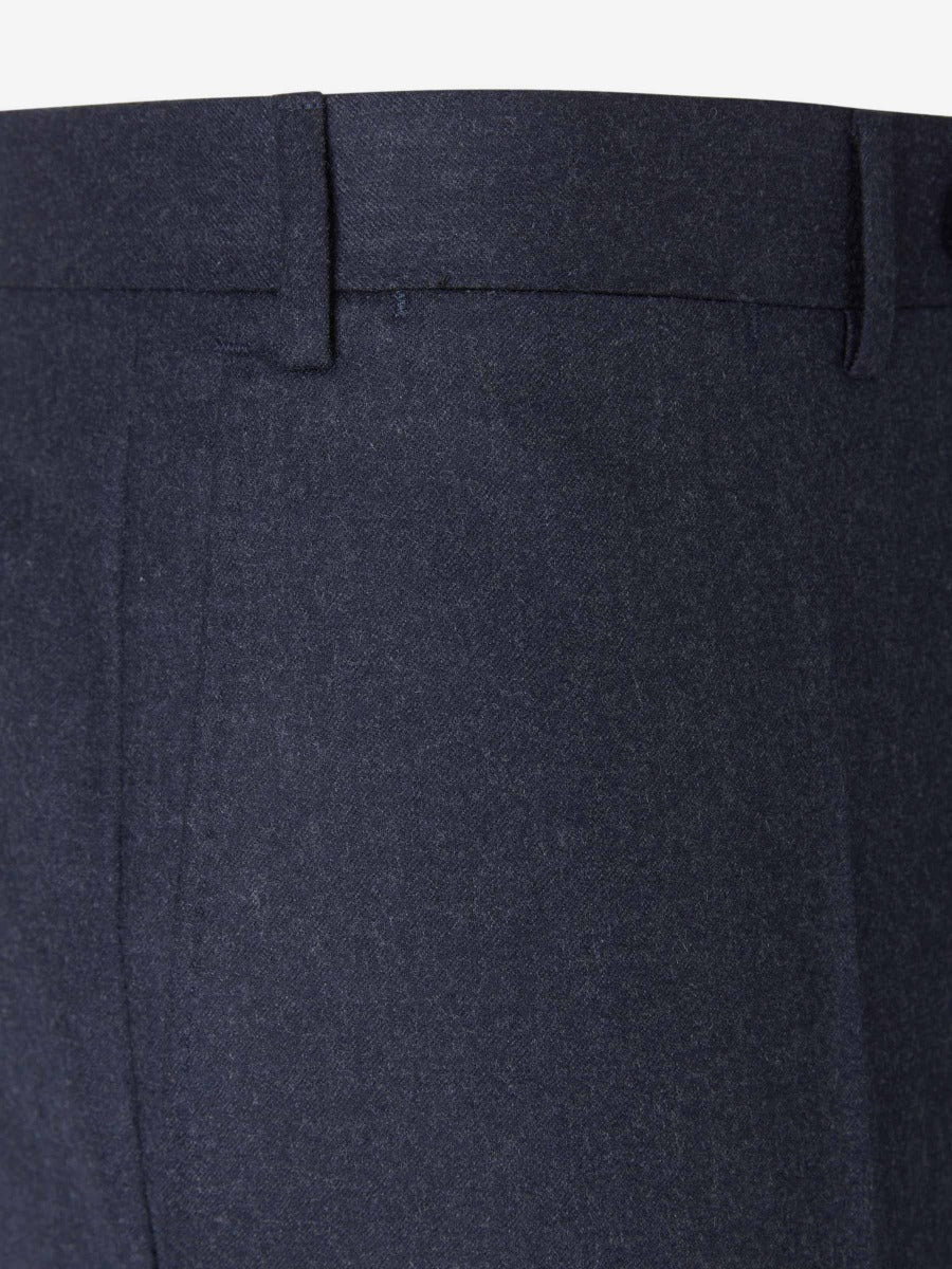 Outlet online Canali Hombre Pantalones Formales Lana color Azul Marino sku 321-000332 02 - Foto 4
