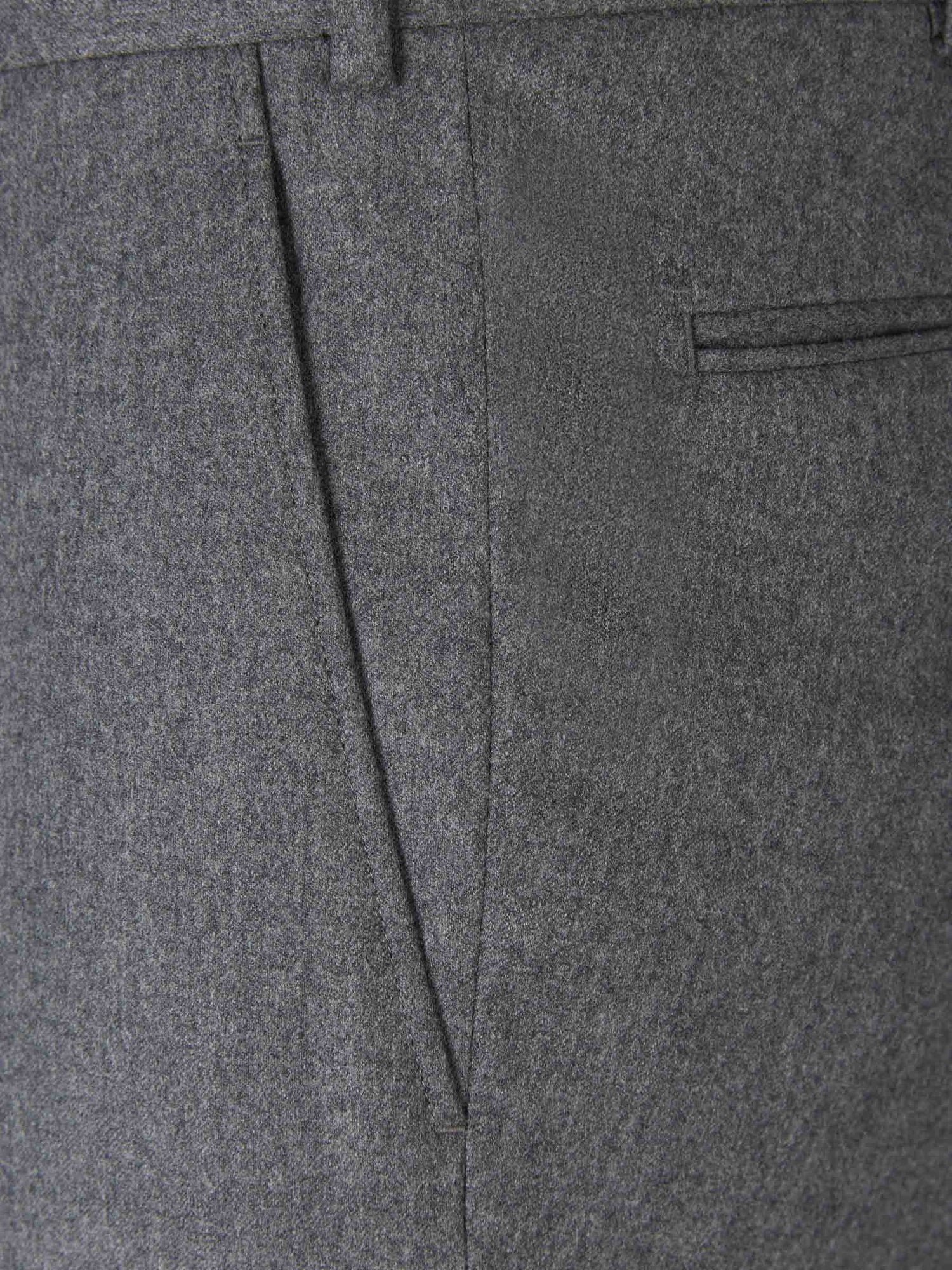 Outlet online Santa Eulalia Hombre Pantalones Pinzas Lana color Gris Piedra sku 321-000315 01 - Foto 3