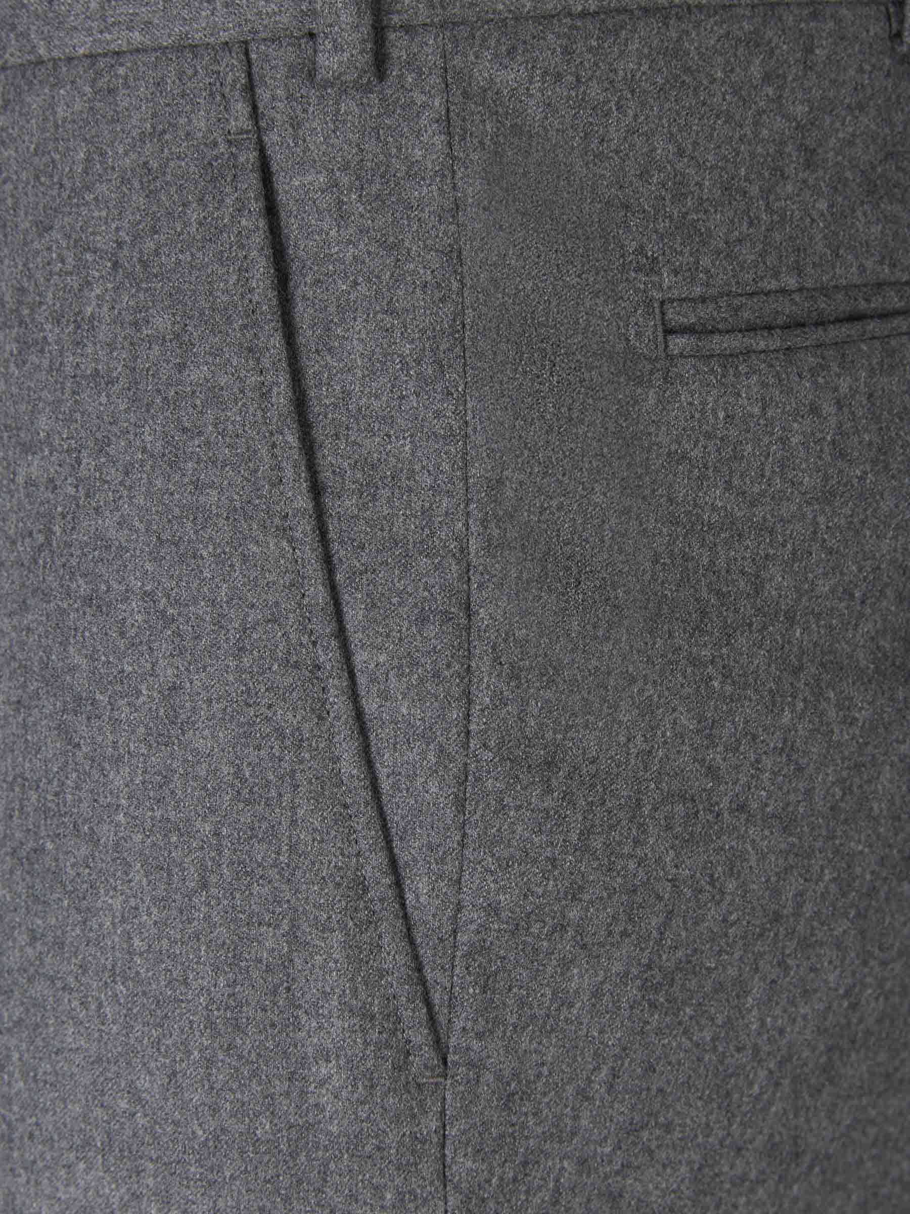 Outlet online Santa Eulalia Hombre Pantalones Pinzas Lana color Gris Piedra sku 321-000315 01 - Foto 3