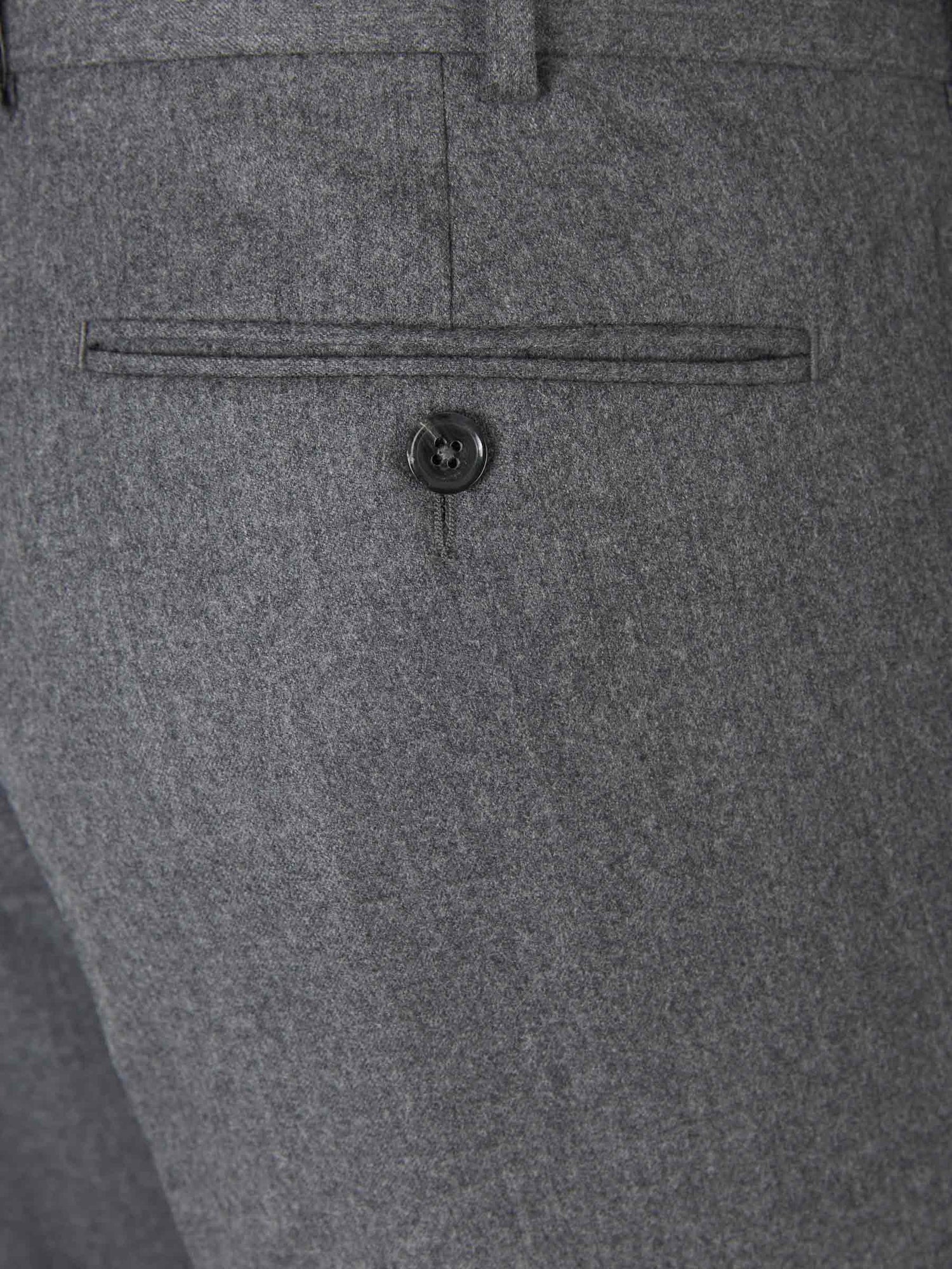 Outlet online Santa Eulalia Hombre Pantalones Pinzas Lana color Gris Piedra sku 321-000315 01 - Foto 4