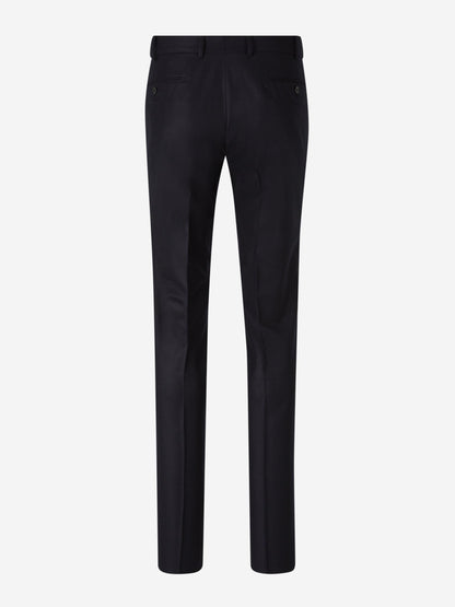 Outlet online Santa Eulalia Hombre Pantalones Vestir Lana color Azul Noche sku 321-000315 04 - Foto 3