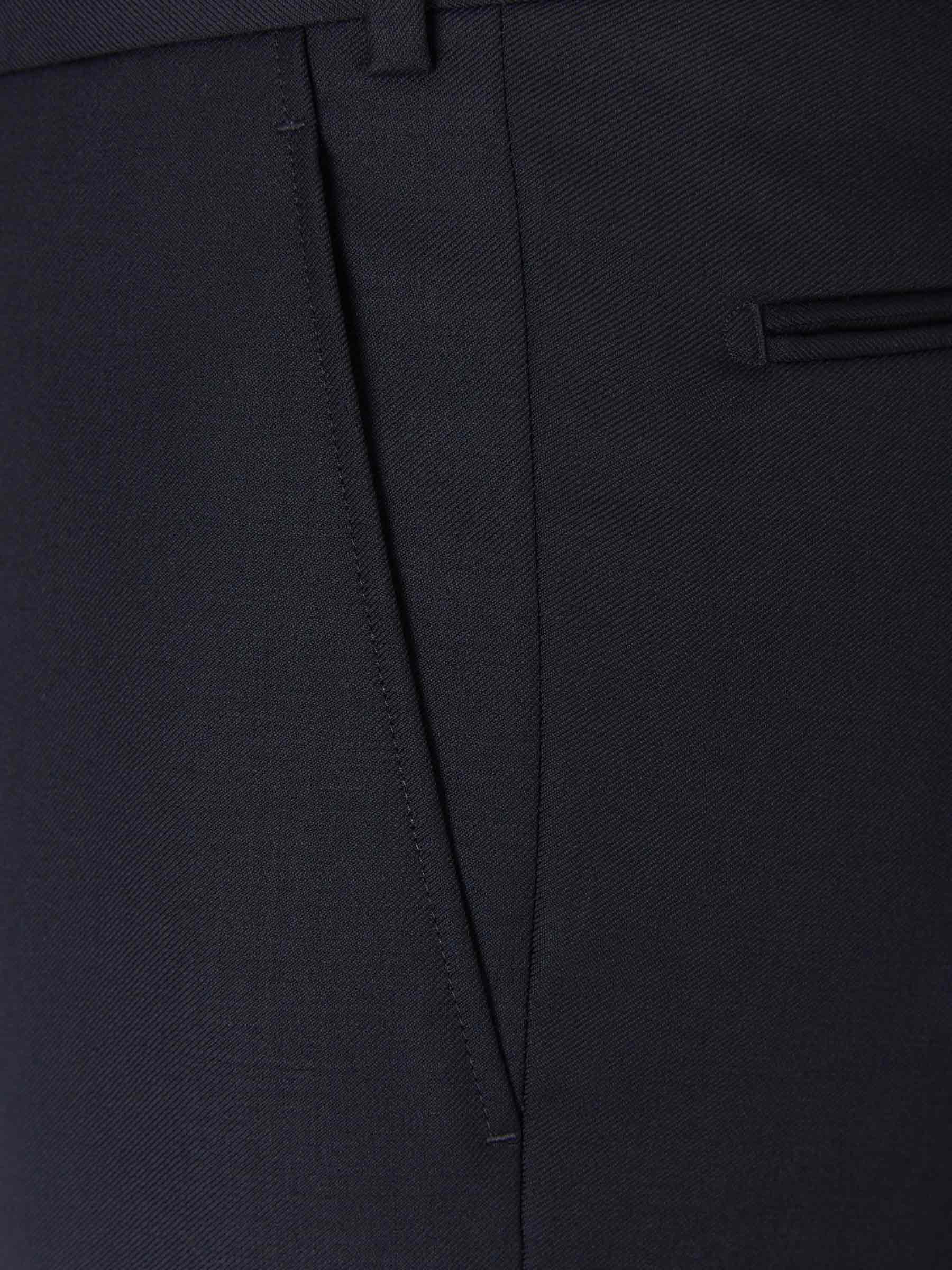Outlet online Santa Eulalia Hombre Pantalones Formales Lana color Azul Noche sku 321-000316 03 - Foto 3