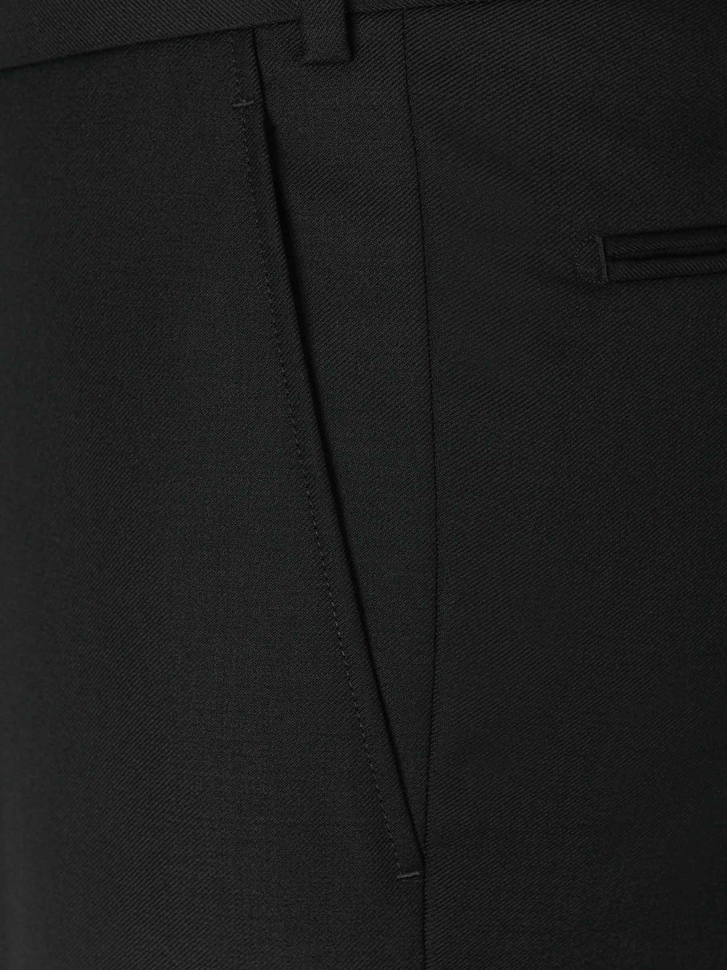 Santa Eulalia Pantalones Formales Lana color Negro sku 321-000316 04 - Foto 4