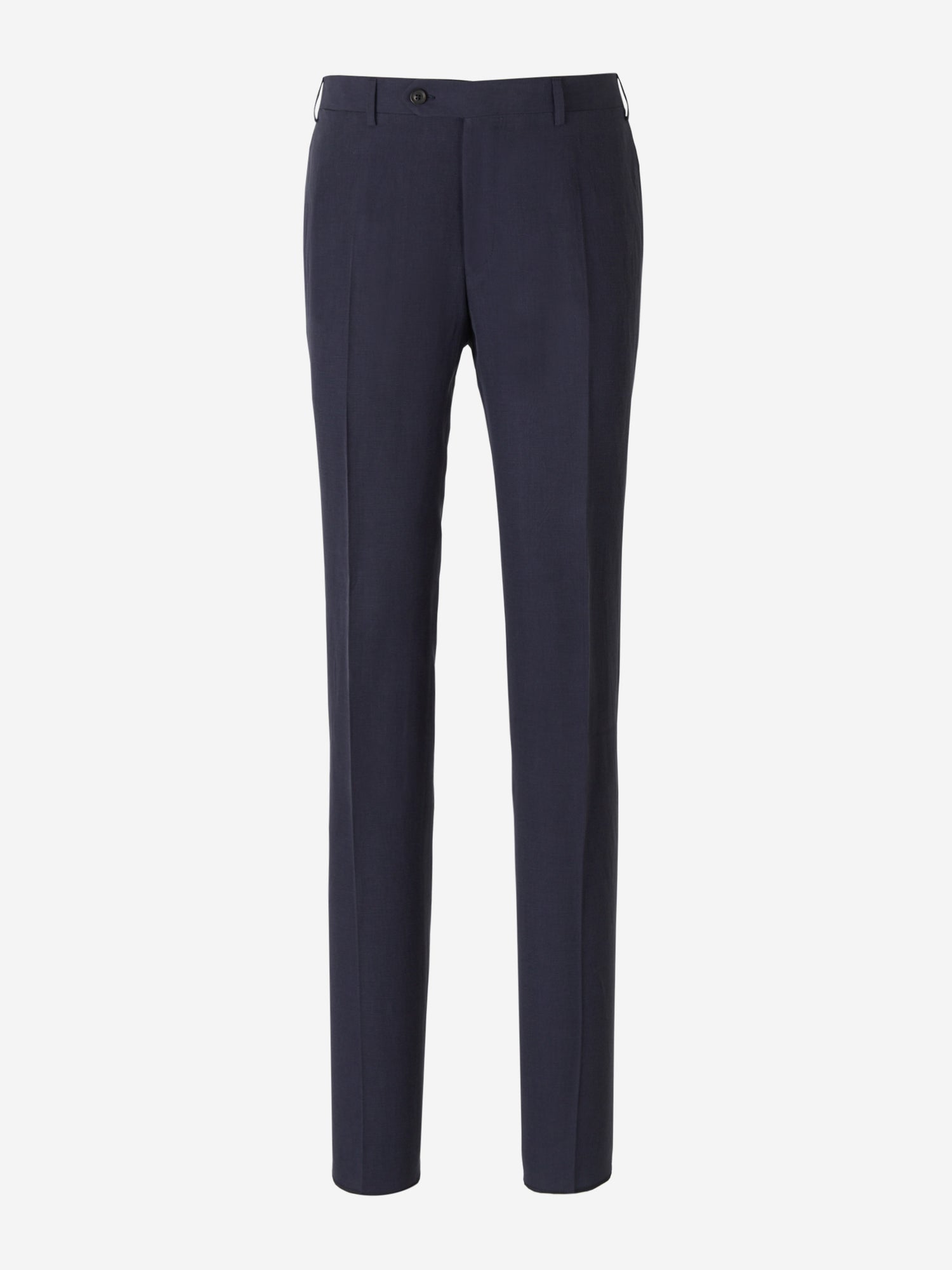Outlet online Canali Hombre Pantalones Lino Y Seda color Azul Noche sku 321-000318 01 - Foto 1