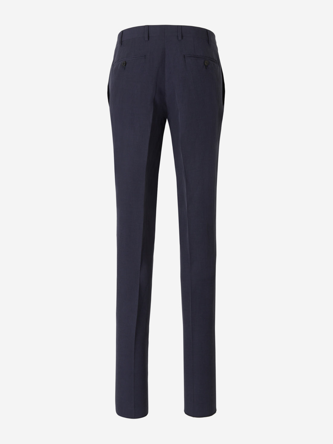 Outlet online Canali Hombre Pantalones Lino Y Seda color Azul Noche sku 321-000318 01 - Foto 2