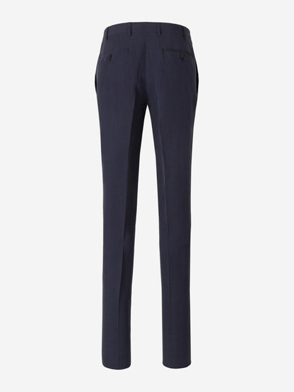 Outlet online Canali Hombre Pantalones Lino Y Seda color Gris Piedra sku 321-000318 05 - Foto 2
