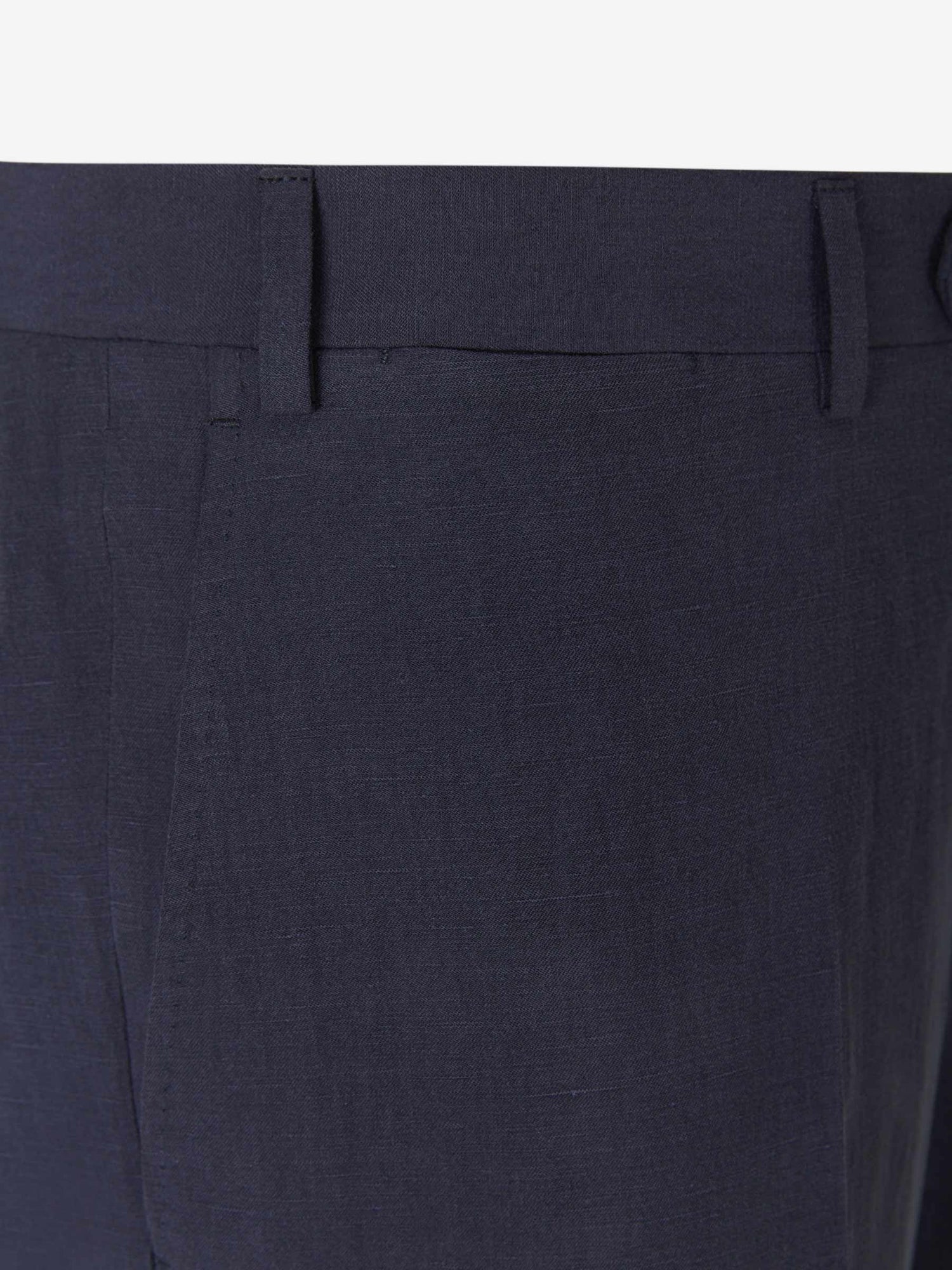 Outlet online Canali Hombre Pantalones Lino Y Seda color Azul Noche sku 321-000318 01 - Foto 3