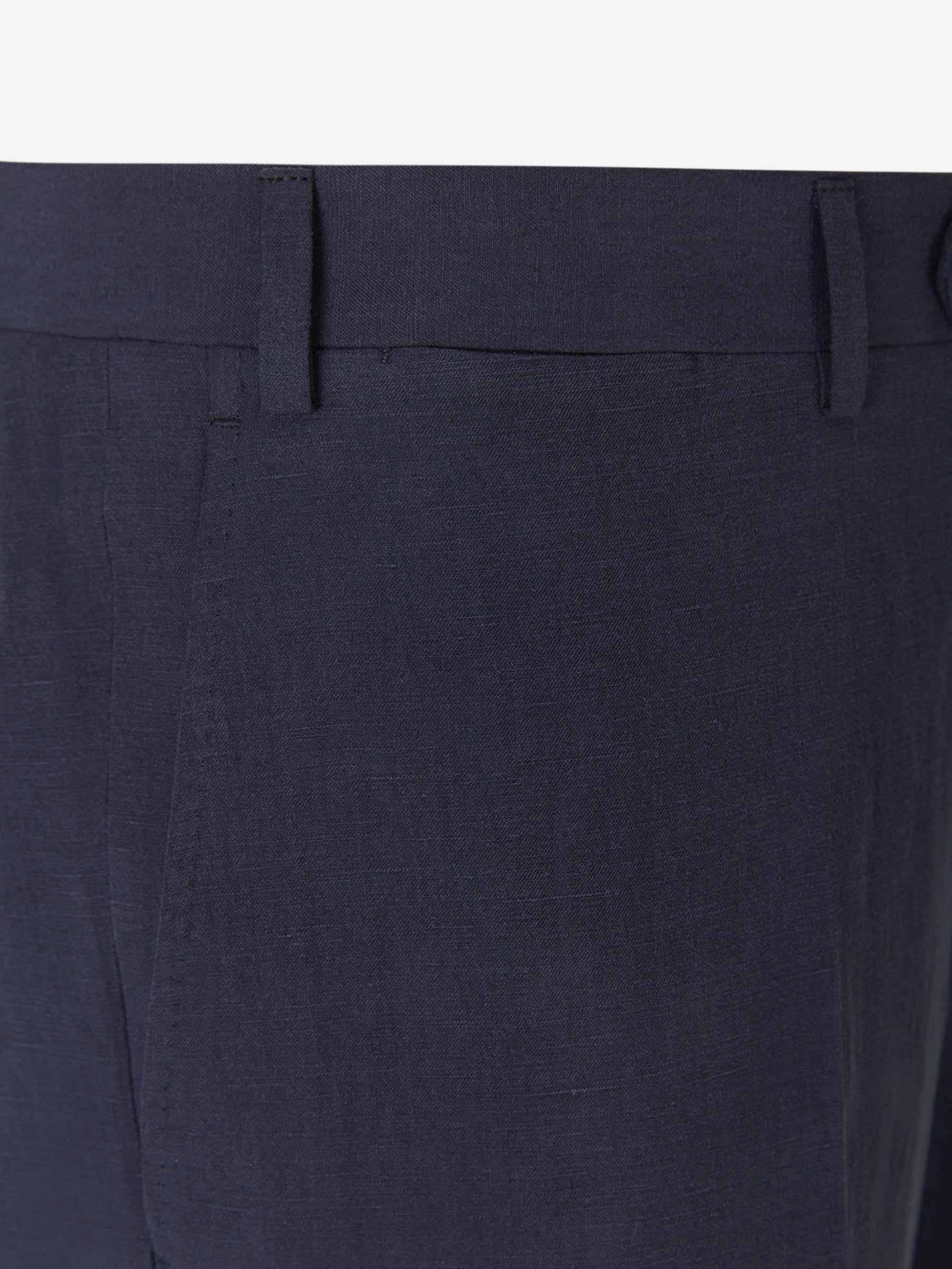 Outlet online Canali Hombre Pantalones Lino Y Seda color Gris Piedra sku 321-000318 05 - Foto 3