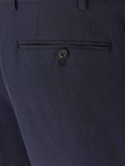 Outlet online Canali Hombre Pantalones Lino Y Seda color Gris Piedra sku 321-000318 05 - Foto 4