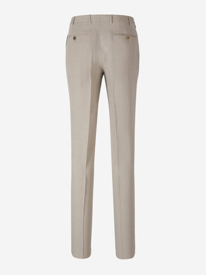 Outlet online Canali Hombre Pantalones Lino Y Seda color Gris Piedra sku 321-000318 05 - Foto 6