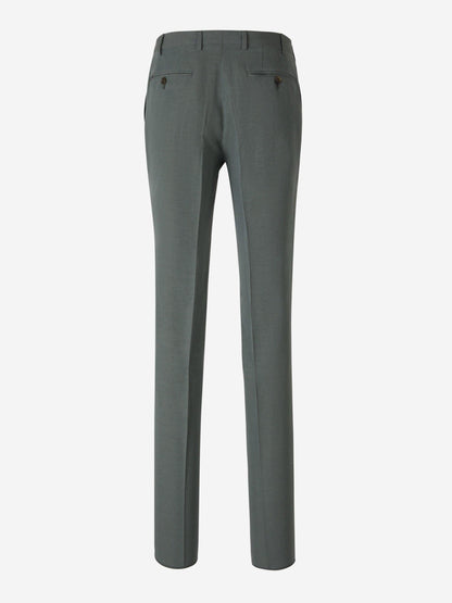 Outlet online Canali Hombre Pantalones Lino Y Seda color Gris Piedra sku 321-000318 05 - Foto 10