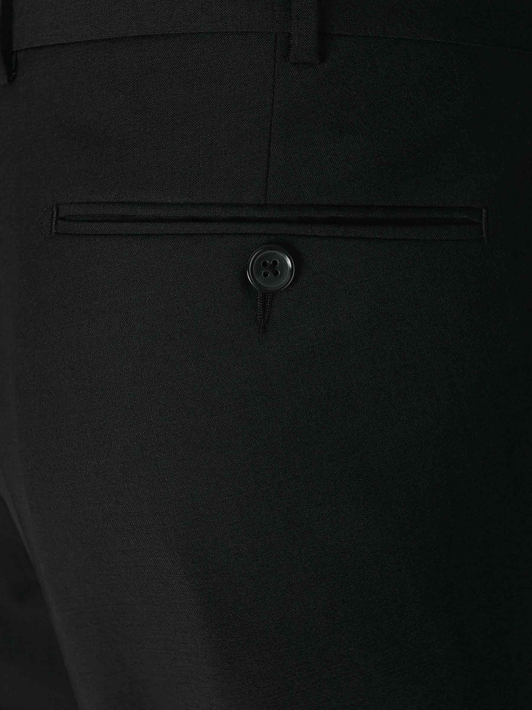 Outlet online Scabal Hombre Pantalones Formales Lana color Negro sku 321-000322 04 - Foto 4