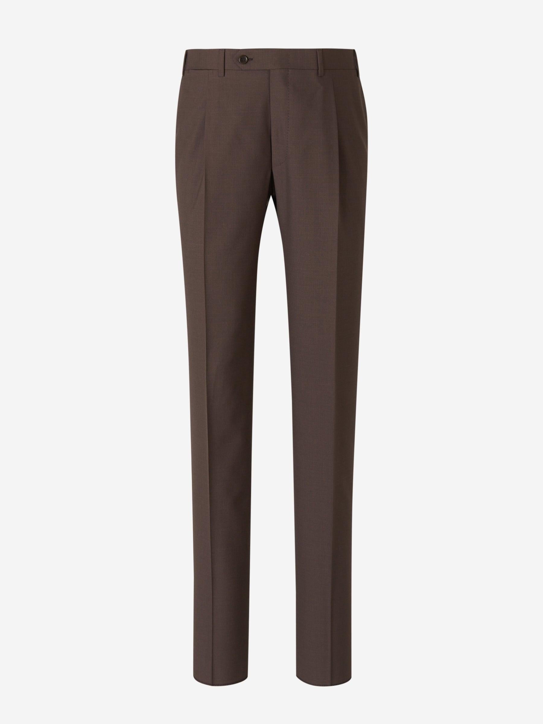 Outlet online Canali Hombre Pantalones Formales Lana color Gris Carbon sku 321-000323 05 - Foto 9