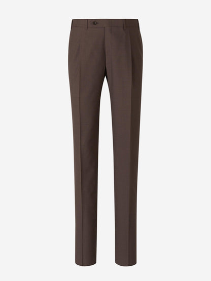 Outlet online Canali Hombre Pantalones Formales Lana color Gris Carbon sku 321-000323 05 - Foto 9