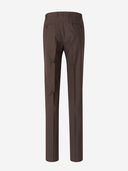 Outlet online Canali Hombre Pantalones Formales Lana color Gris Carbon sku 321-000323 05 - Foto 10