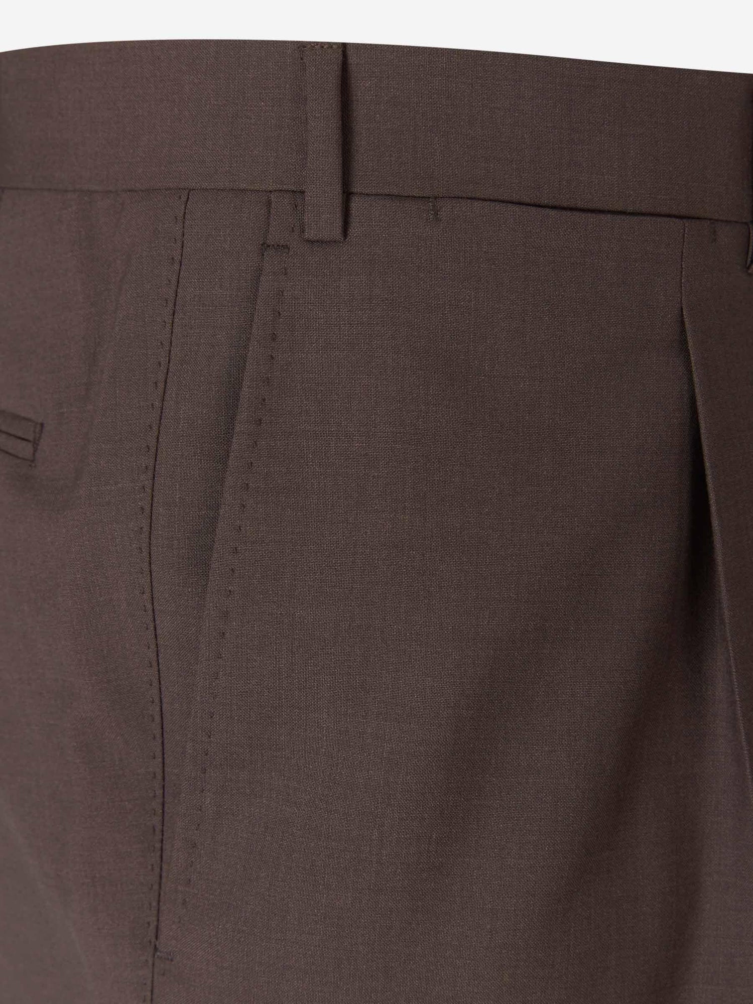 Canali Pantalones Formales Lana color Gris Carbon sku 321-000323 05 - Foto 11