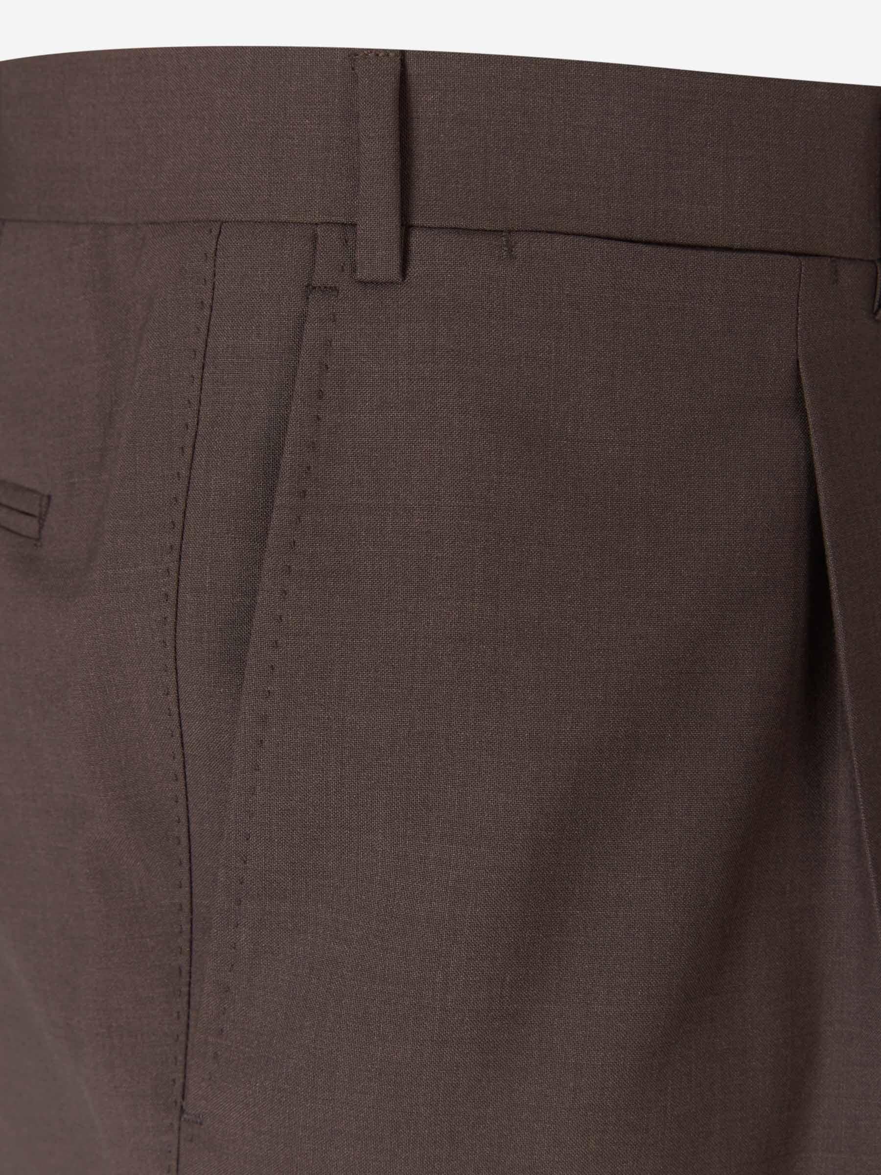 Canali Pantalones Formales Lana color Gris Carbon sku 321-000323 05 - Foto 11