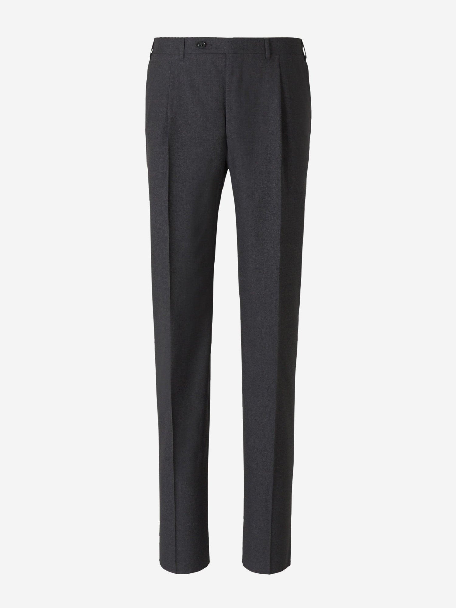 Canali Pantalones Formales Lana color Gris Carbon sku 321-000323 05 - Foto 13