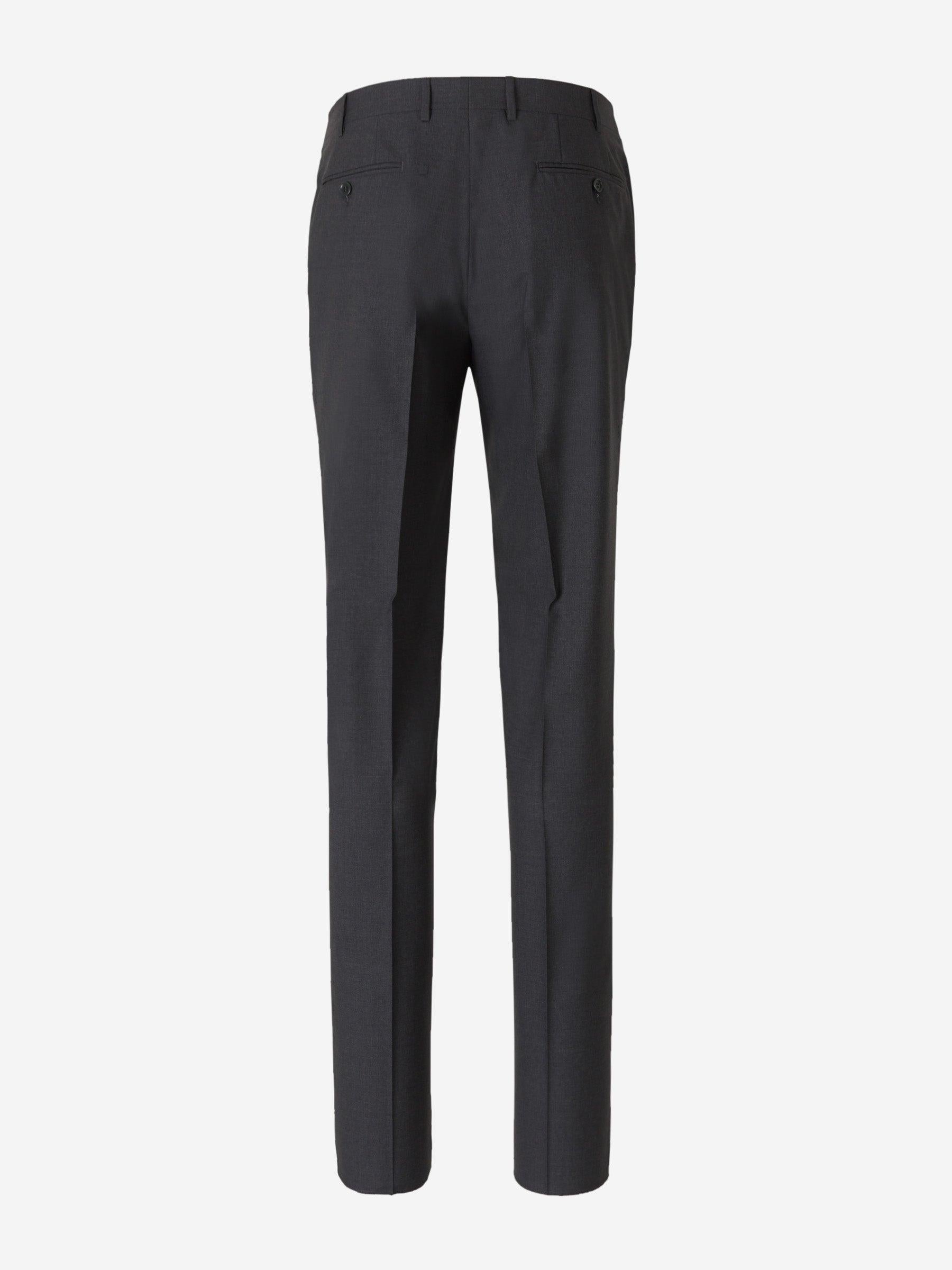 Canali Pantalones Formales Lana color Gris Carbon sku 321-000323 05 - Foto 14