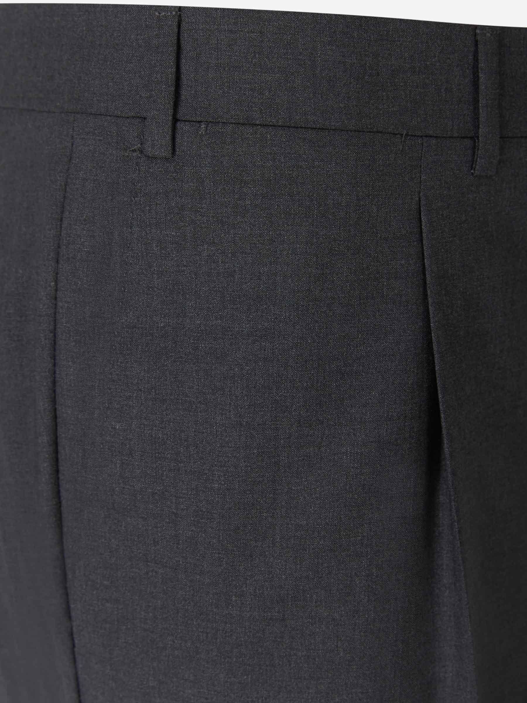 Canali Pantalones Formales Lana color Gris Carbon sku 321-000323 05 - Foto 15