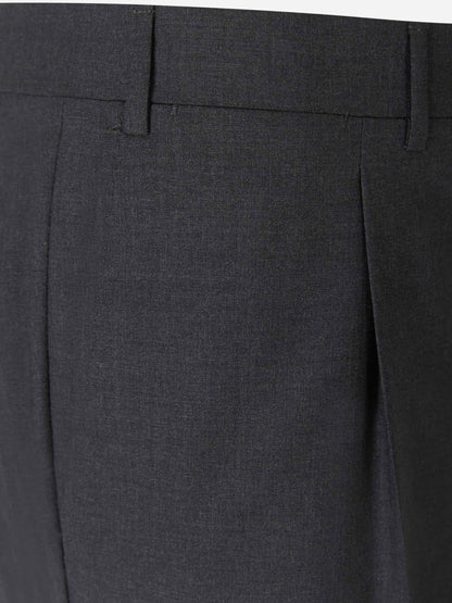 Canali Pantalones Formales Lana color Gris Carbon sku 321-000323 05 - Foto 15