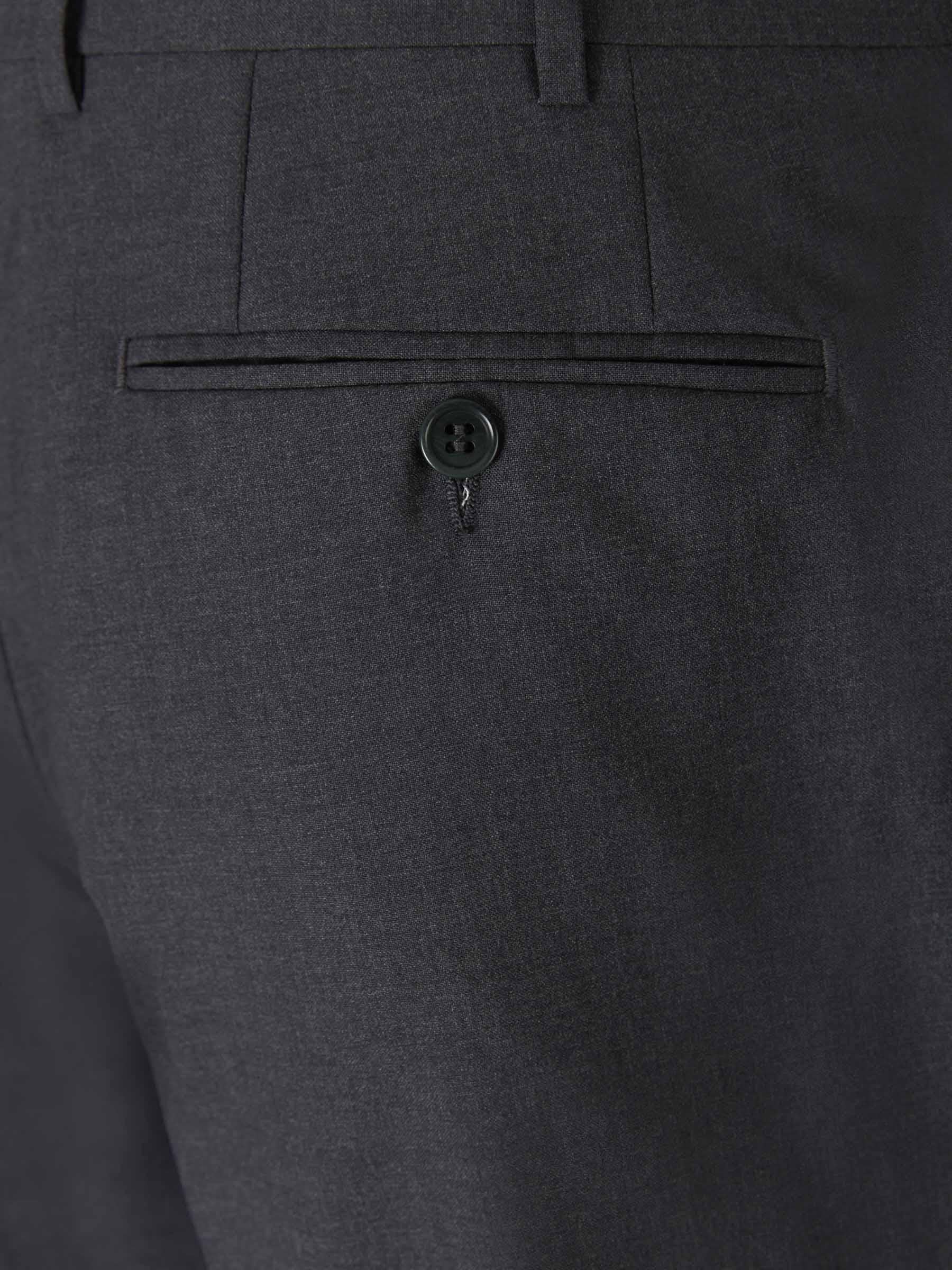 Canali Pantalones Formales Lana color Gris Carbon sku 321-000323 05 - Foto 16