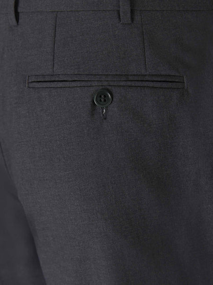 Canali Pantalones Formales Lana color Gris Carbon sku 321-000323 05 - Foto 16