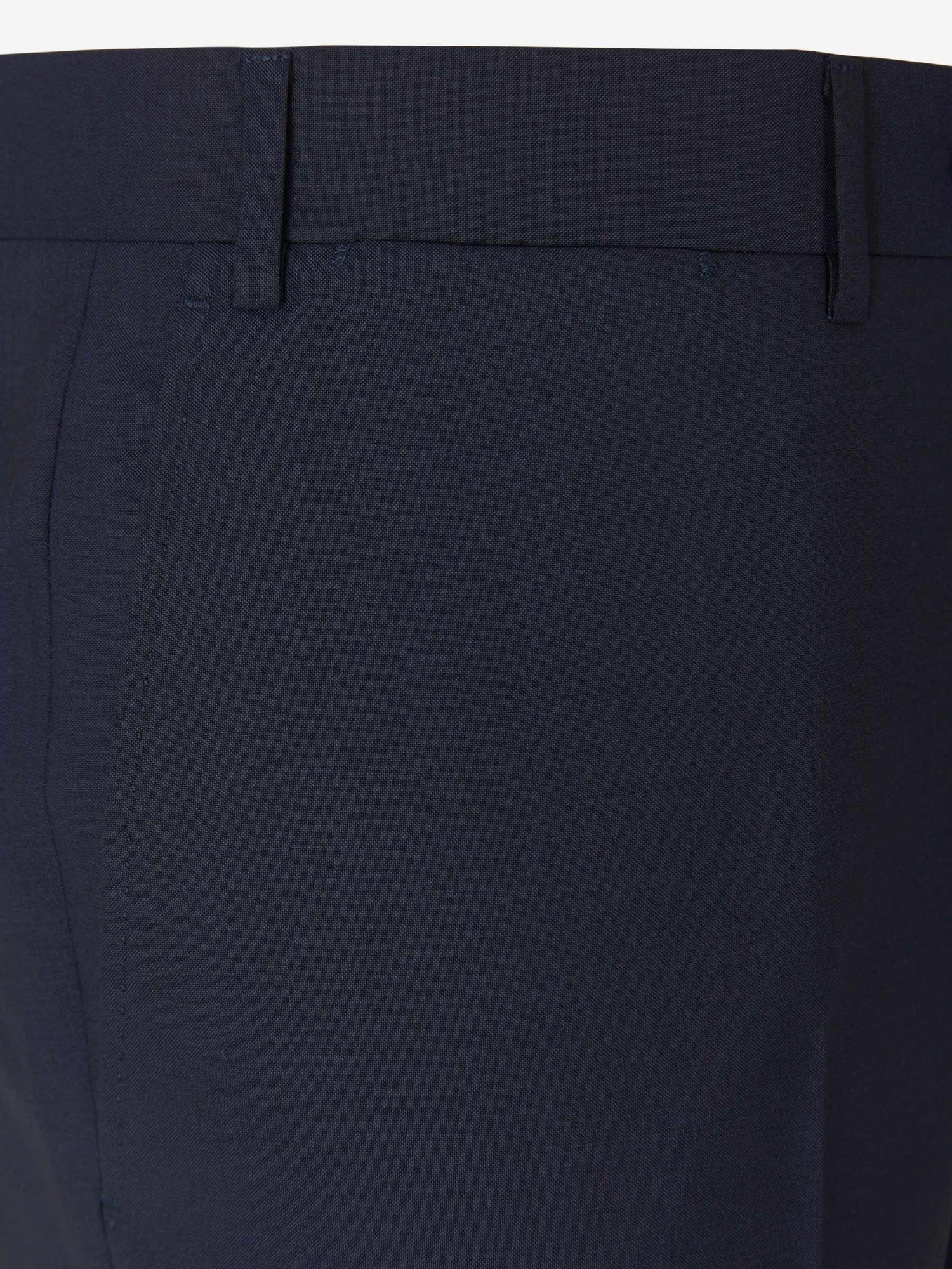 Outlet online Canali Hombre Pantalones Formales Lana color Azul Marino sku 321-000325 02 - Foto 3