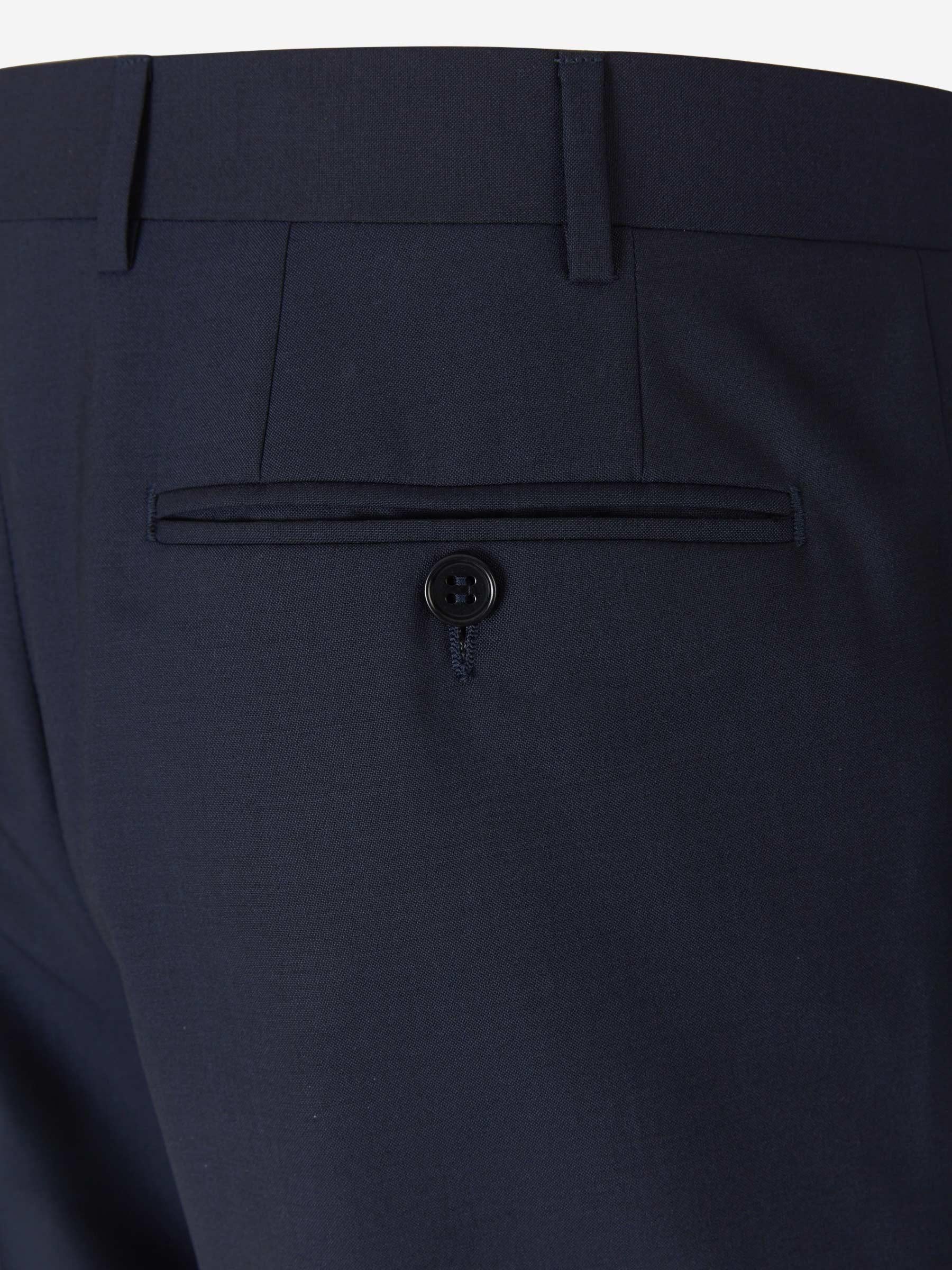 Outlet online Canali Hombre Pantalones Formales Lana color Marrón sku 321-000325 01 - Foto 7